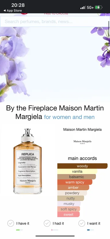Maison Martín Margiela Paris Replica by the Fireplace perfume sample for men and women