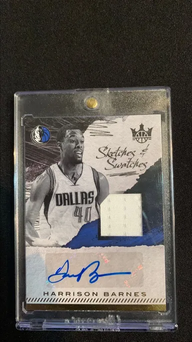 2017-18 Courts Kings Sketches & Swatches Harrison Barnes /299