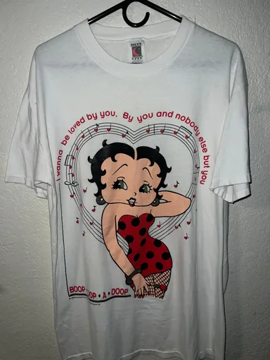 1993 Betty Boop Singing SS shirt Size XXL