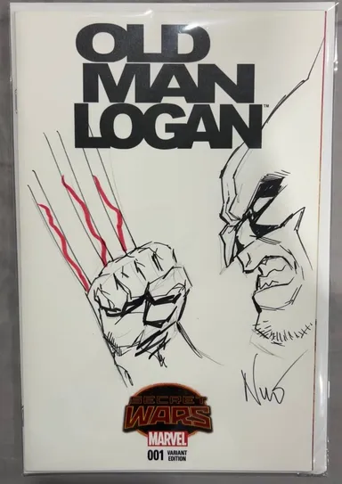 Old Man Logan Sketch Cover by Eddie Nunez