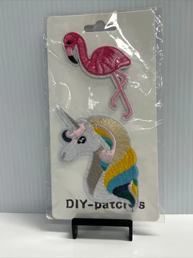 Flamingo / Unicorn Logo Patch Iron On Applique DIY-Patches