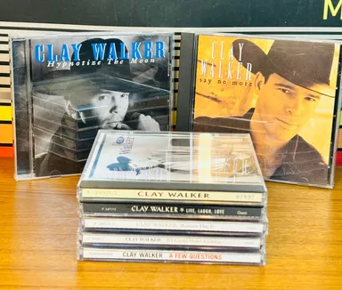 Clay Walker CD Lot Of 7: Live Laugh Love Rumor Has It Say No More Country Etc