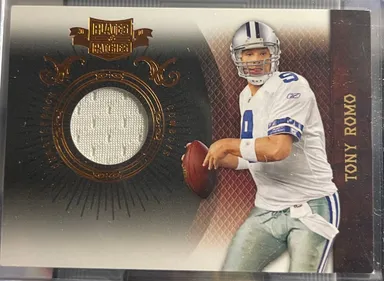 Tony Romo /299 2010 Plates & Patches Infinity Game Worn Jersey Patch SP