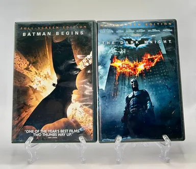 Batman Begins / The Dark Knight (DVD, 2005/2008)