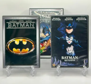 Batman/ Batman Returns/ Batman Forever (DVD, 1989-1995)