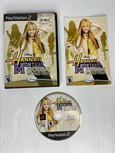 Hannah Montana: Spotlight World Tour - Playstation 2 PS2 - Complete & Tested