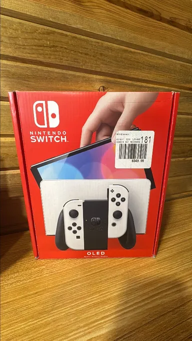 CIB White Joy-con Nintendo Switch OLED