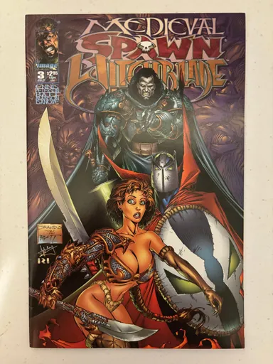 Medieval Spawn Witchblade #3 Image Comic 1996 Garth Ennis