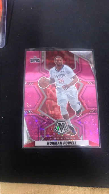 Norman Powell 2021-22 Mosaic Pink Disco #17/20     Clippers