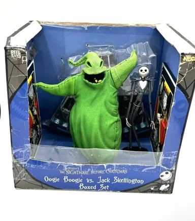 Nightmare Before Christmas Oogie Boogie vs Jack Skellington Boxed