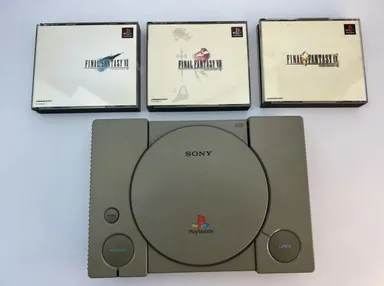 PlayStation 1 SCPH-5000 PS1 Tested Console NTSC-J Final Fantasy 7, 8, 9 Bundle