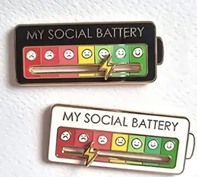 5. 'My Social Battery pin #2