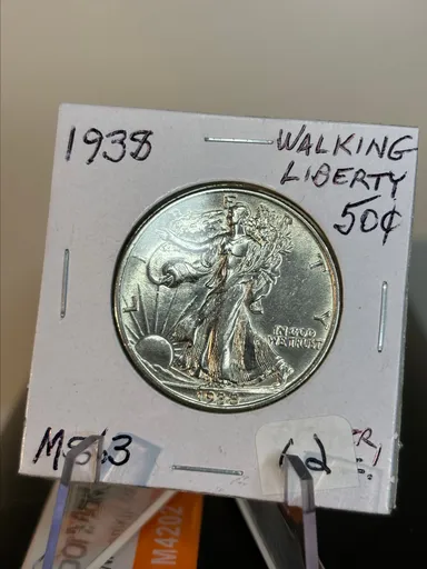 1938 Walking Liberty 1/2 dollar