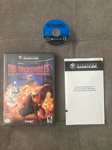 The Incredibles Rise of the Underminer GAMECUBE (NO MANUAL)