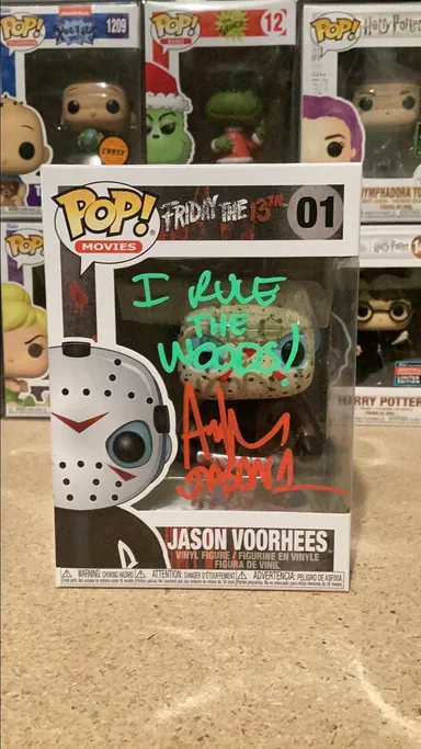 Jason Voorhees Autographed & Quoted  by Ari Lehman