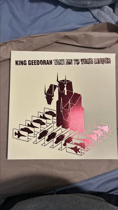 TAKE ME TO YOUR LEADER (RED VINYL)- MF DOOM/KING GEEDORAH