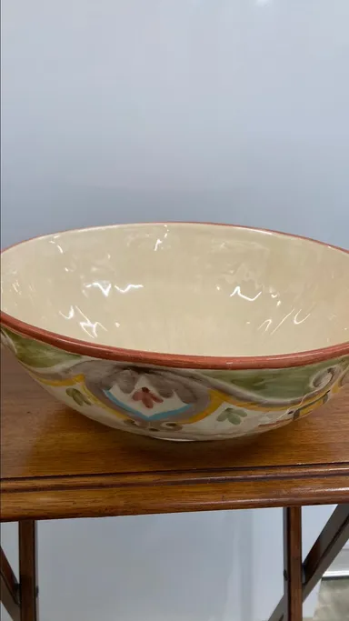 Rustic ceramic bowl