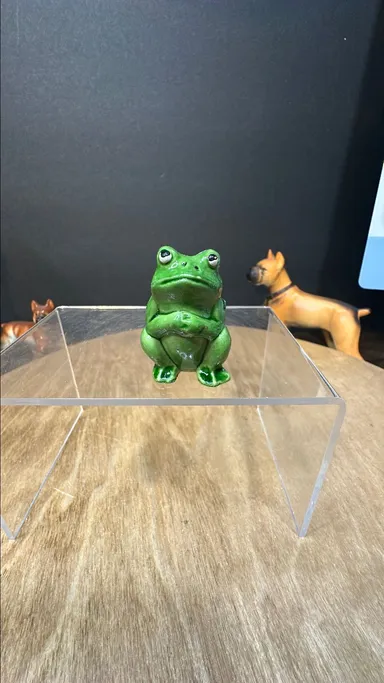 Frog pencil topper