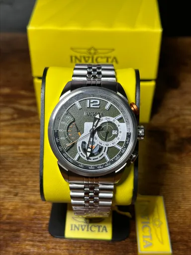 #259 Invicta Aviator 46mm Quartz Retail $425