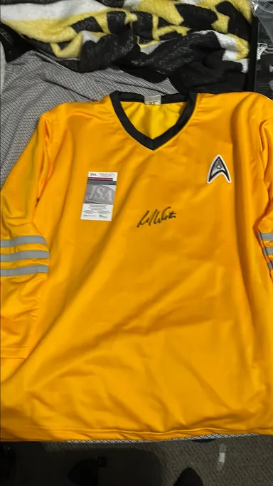William Shatner Autographed Replica Shirt from Star Trek