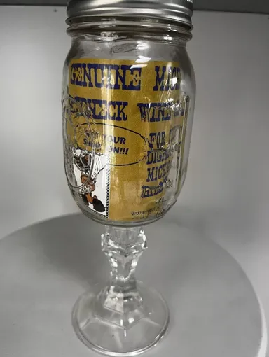 Redneck Wine Glass Genuine Michigan Hillbilly Wine Glass Mason Jar With Cover