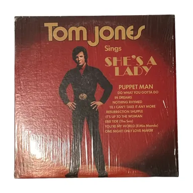 Tom Jones Sings "She's A Lady" Vinyl Record