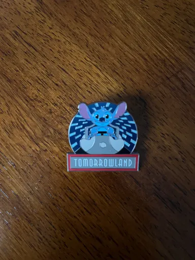 Stitch Tomorrowland Disney Lands Booster Pack Pin