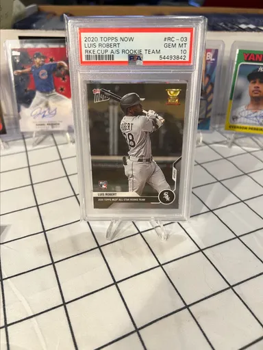 2020 Topps Now Rookie Cup Luis Robert RC #RC-03 White Sox PSA 10