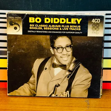 Bo Diddley: 6 Classic Albums (4-Disc Set) (CD, 2012) Real Gone Music Co.