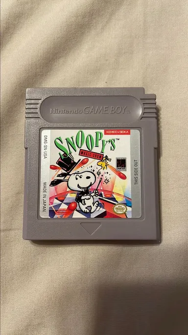 Snoopy's Magic Show - GameBoy