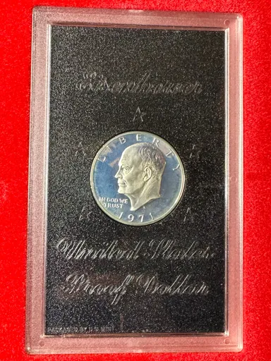 1971-S Silver Proof Eisenhower Ike Dollar in Box