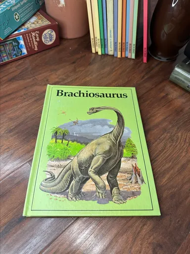 Vintage Brachiosaurus Book