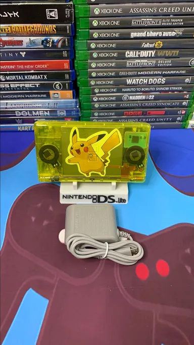 Ds Nintendo ds lite yellow pikachu theme