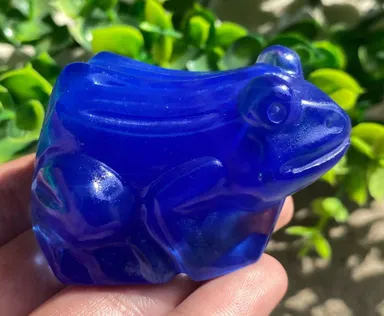 Blue Opalite Frog