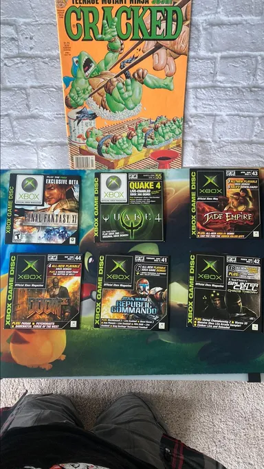 XBOX MAGAZINE DEMO GAMES LOT 6 total discs