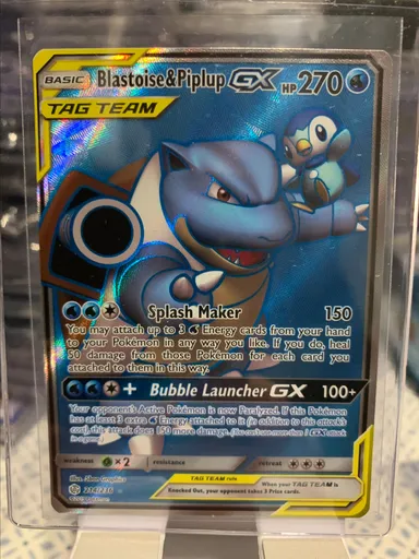 TAG TEAM - Blastoise and Piplup GX