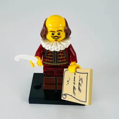 LEGO 2014 CMF Minifigure William Shakespeare tlm008 LEGO Movie 2 71004 - MINTY