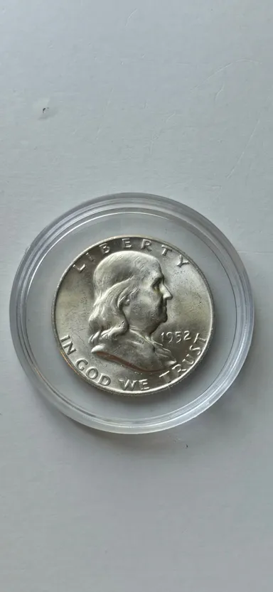 1952 Silver Franklin Half Dollar BU