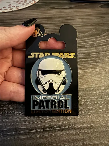Disney Star Wars Glactic Empire Imperial Patrol StormTrooper Corps 3-D Pin 2018