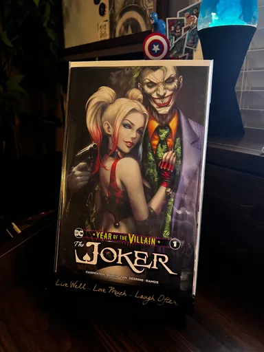 DC: Year of the Villian The Joker 1 by Kendrick Lim (Harley Quinn Cover)