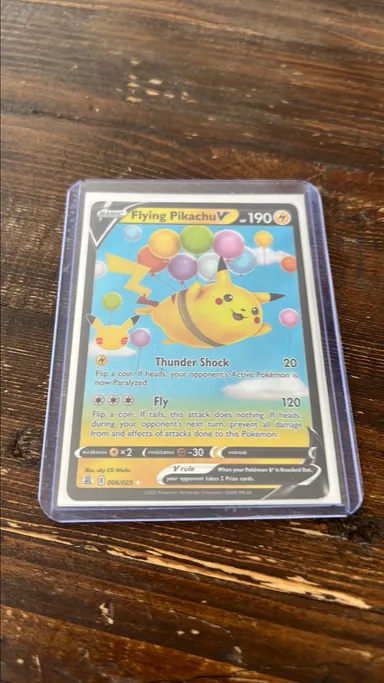 Flying Pikachu V mint condition