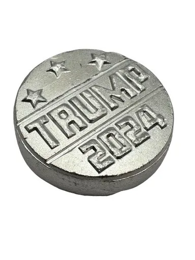 Trump 2024 2 Troy Ounces Hand Poured by Murse Metals with COA