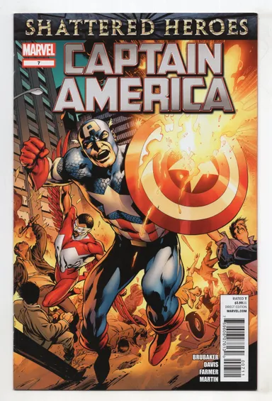 Captain America #7 NM First Print Ed Brubaker Alan Davis