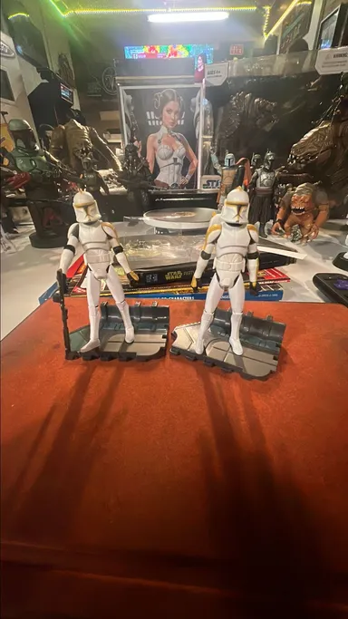 Clone Wars TCW 212th Clone Troopers from battle pack with jet pack