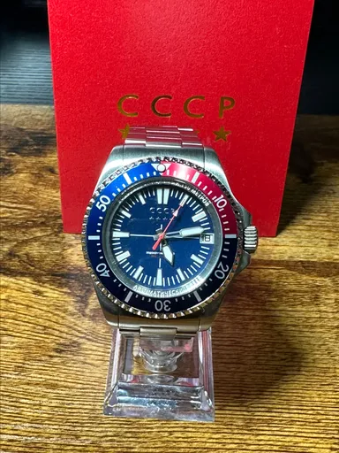 #167 CCCP Automatic 43mm Stainless Retail $600