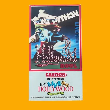 Monty Python Live At The Hollywood Bowl Vintage VHS