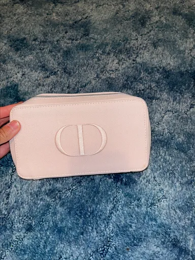 Christian Dior Makeup Pouch Bag Vanity Case Novelty Pink