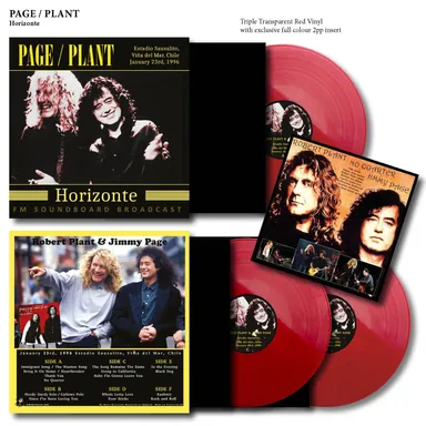 Jimmy Page/Robert Plant - "Horizonte Live In Chile 1996" (3LP)(Translucent Vinyl)