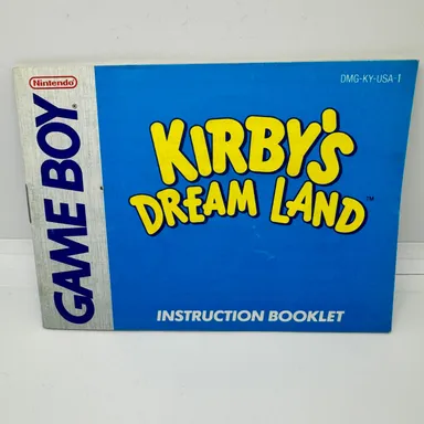 Manual Only GB - Kirby's Dream Land
