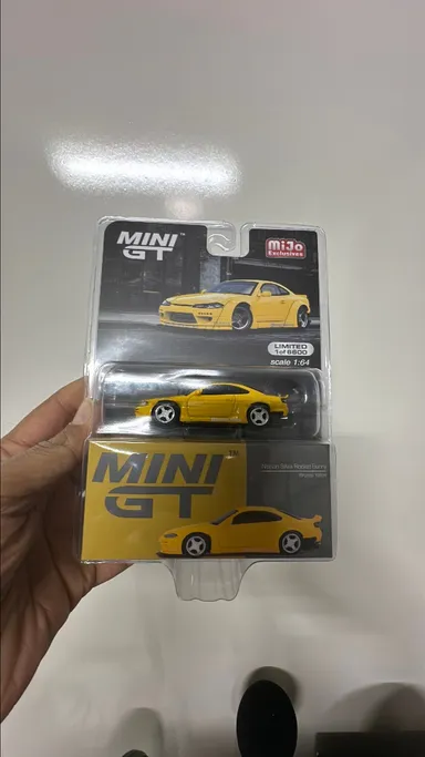 Mini GT #643 Nissan Silvia Rocket Bunny Bronze Yellow